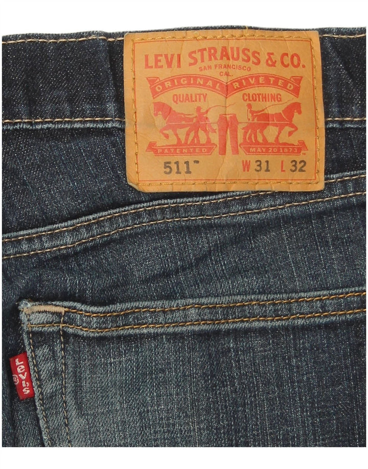 Levi's Jean Slim 511 Homme W31 L32 Bleu Coton