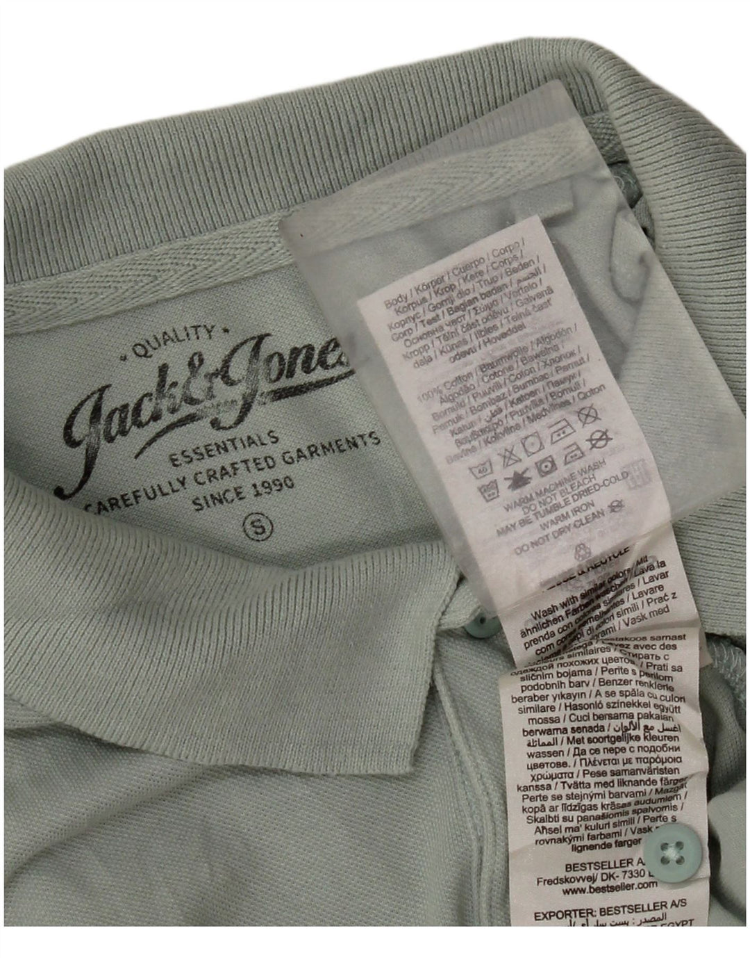 Jack & Jones Polo Homme Petit Vert Coton