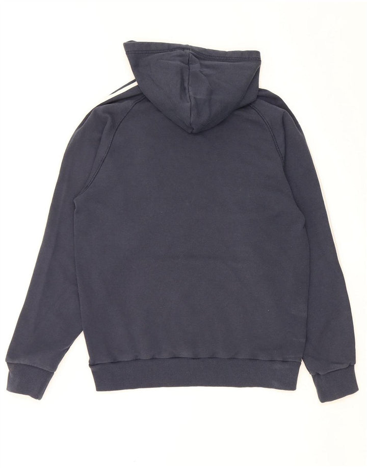 ADIDAS Pull à capuche pour homme en coton bleu marine moyen