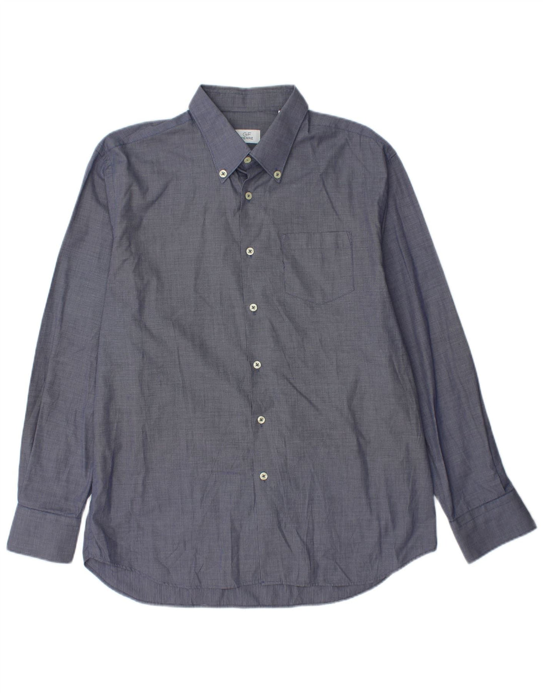 GIANFRANCO FERRE Chemise Homme Taille 17 43 XL Bleu Coton