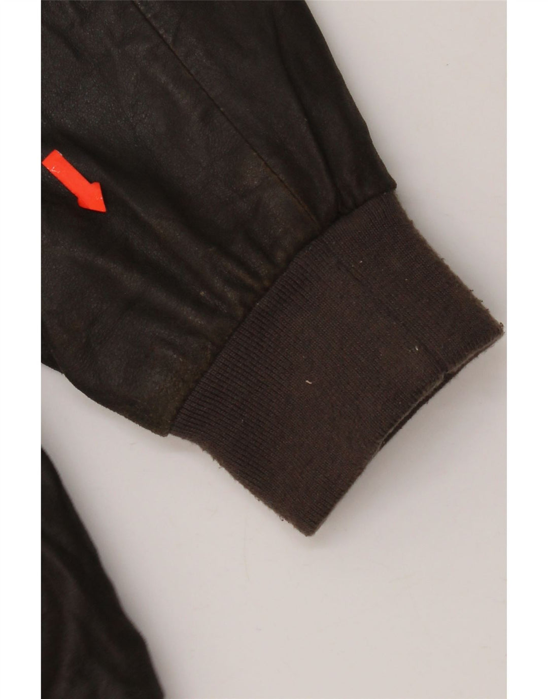 Gimo's Veste en cuir bomber pour homme UK 38 Cuir marron moyen
