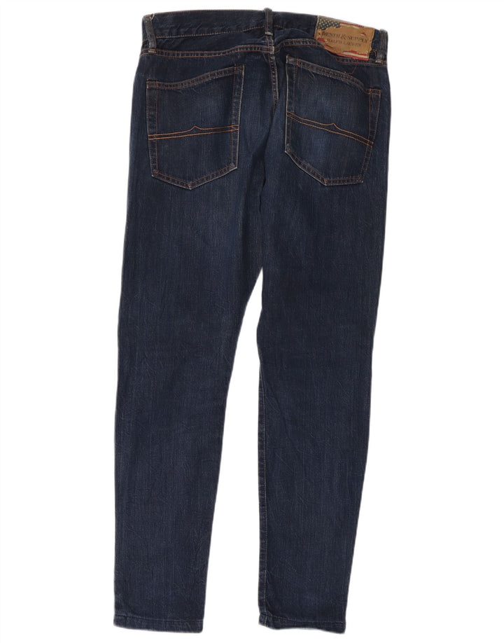 Ralph Lauren Jean Slim Homme W32 L34 Bleu Coton