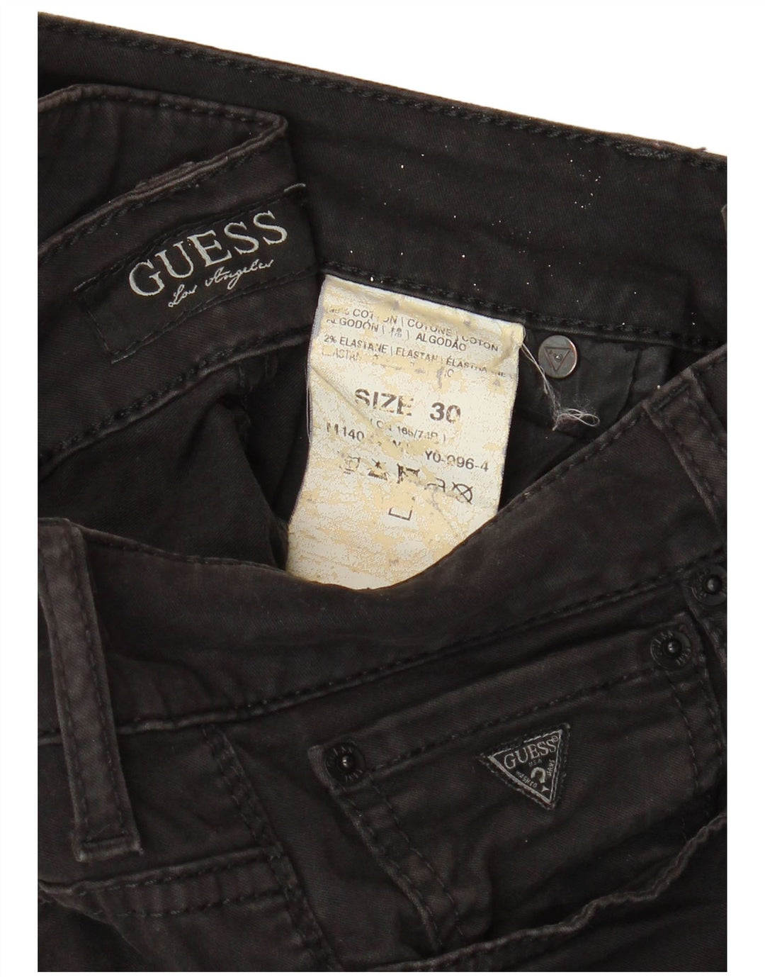 GUESS Jean skinny homme W30 L33 coton noir