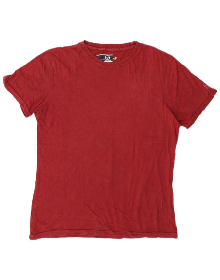 Sergio Tacchini T-Shirt Homme Petit Bordeaux Coton