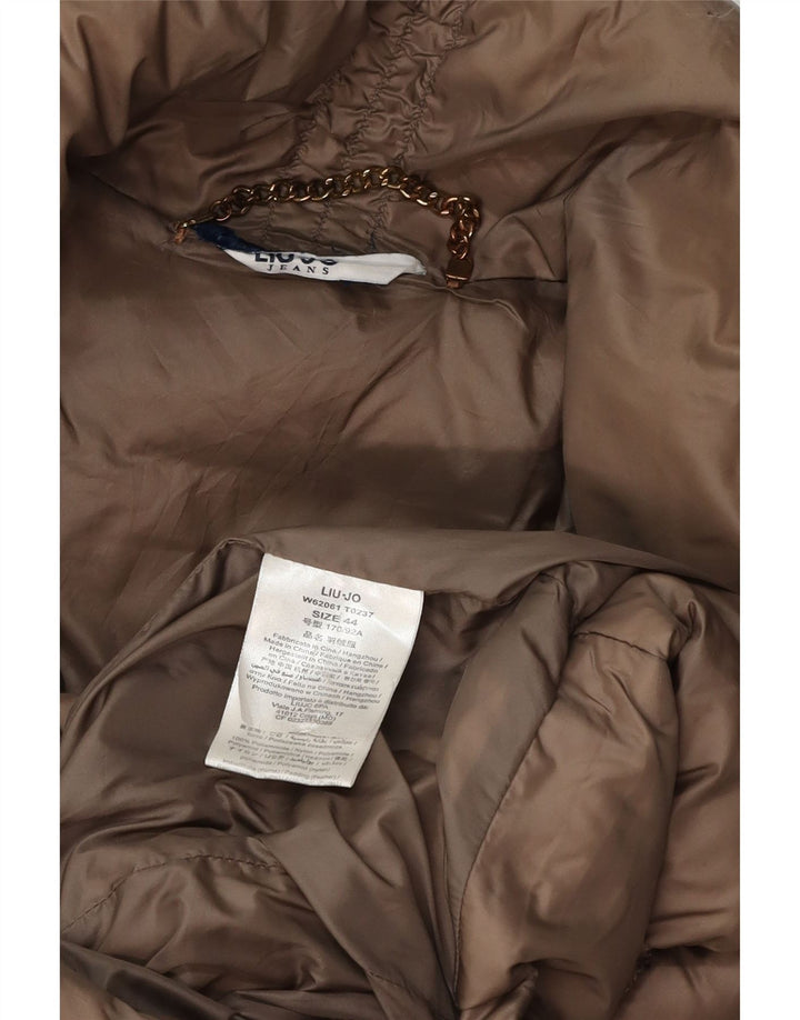 Liu Jo Manteau Rembourré IT 44 Marron Moyen Polyamide Femme