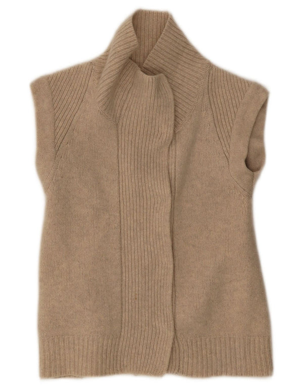 Gap Cardigan ouvert sans manches pour femme UK 8 Small Beige