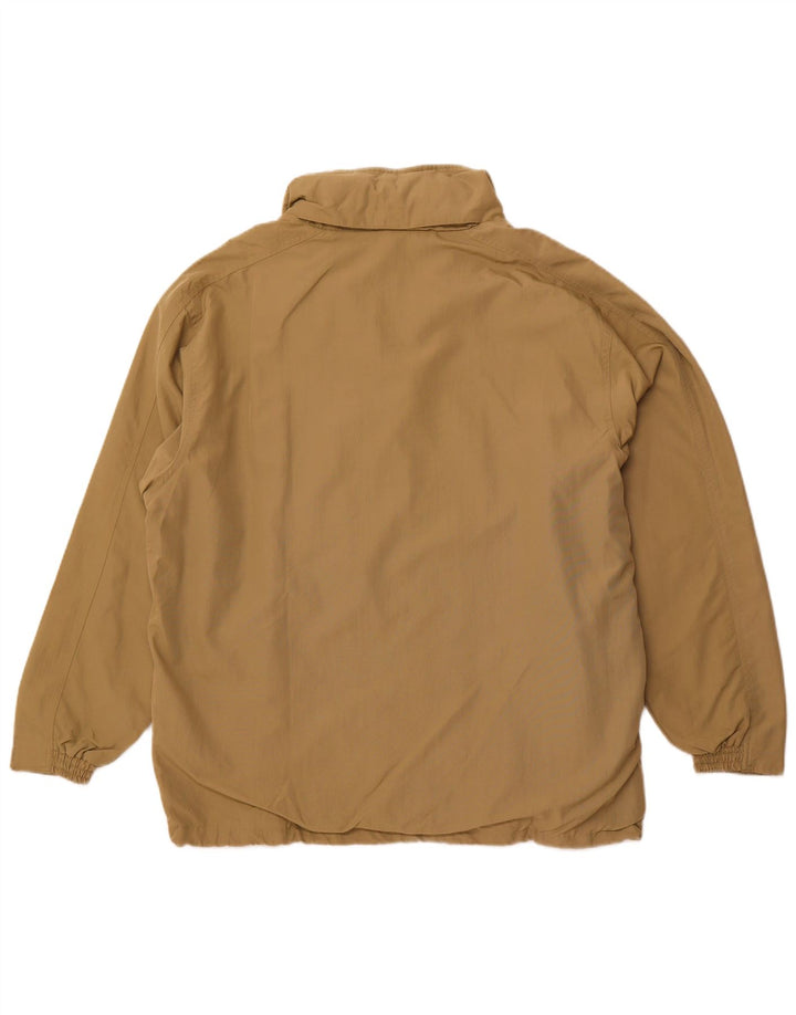 DIADORA Veste de pluie à capuche pour homme UK 40 Large Beige Polyamide
