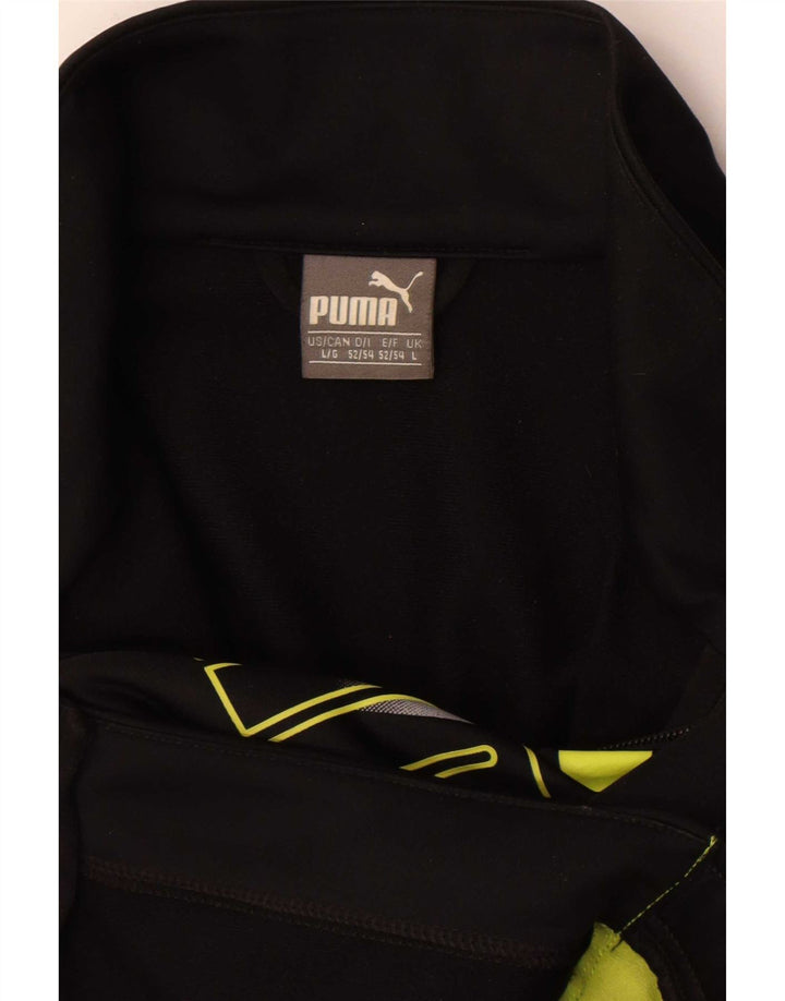 Puma Veste de Survêtement Graphique Homme Large Noir Colorblock