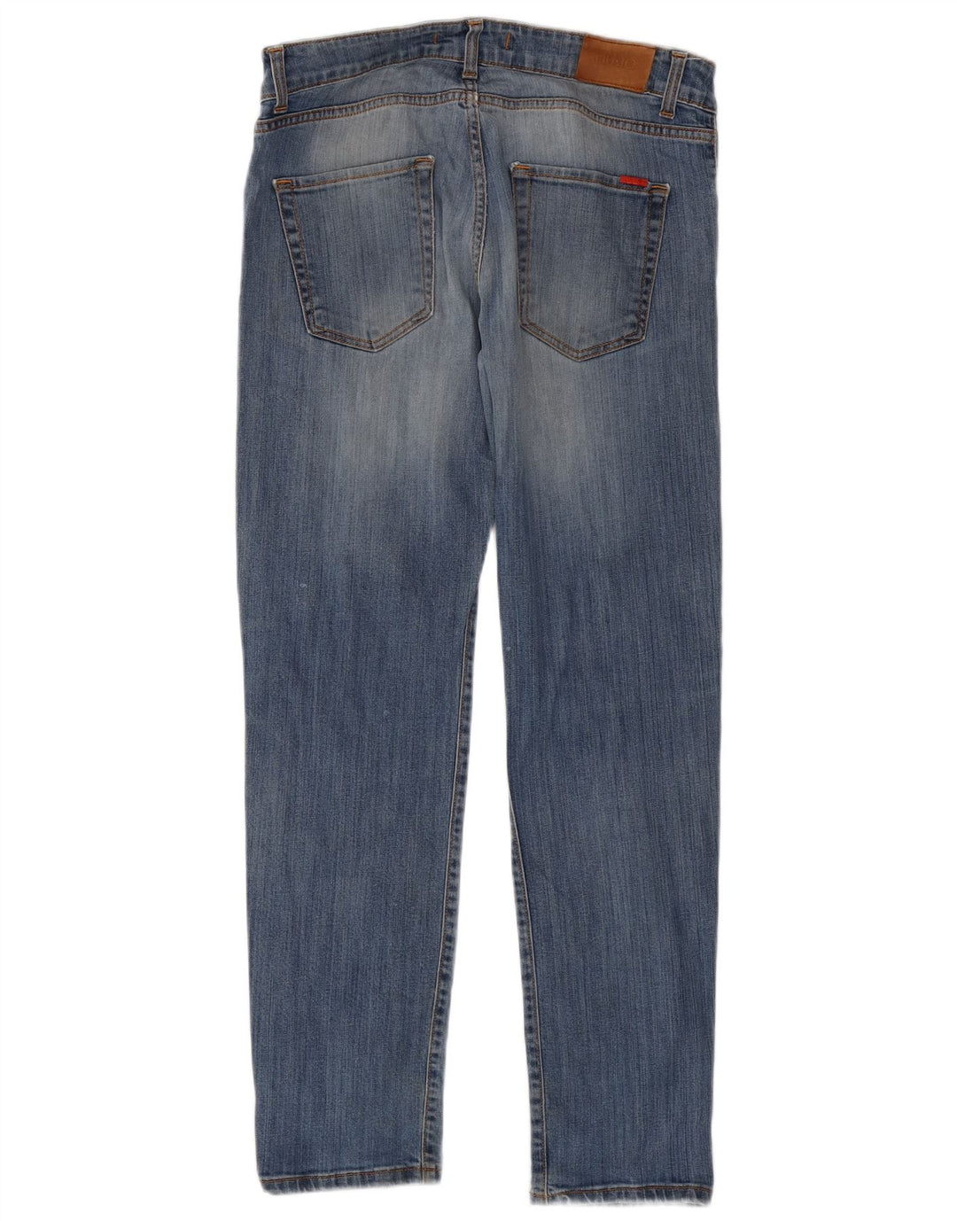 Liu Jo Femme Jean Slim Effet Déchiré W34 L31 Bleu