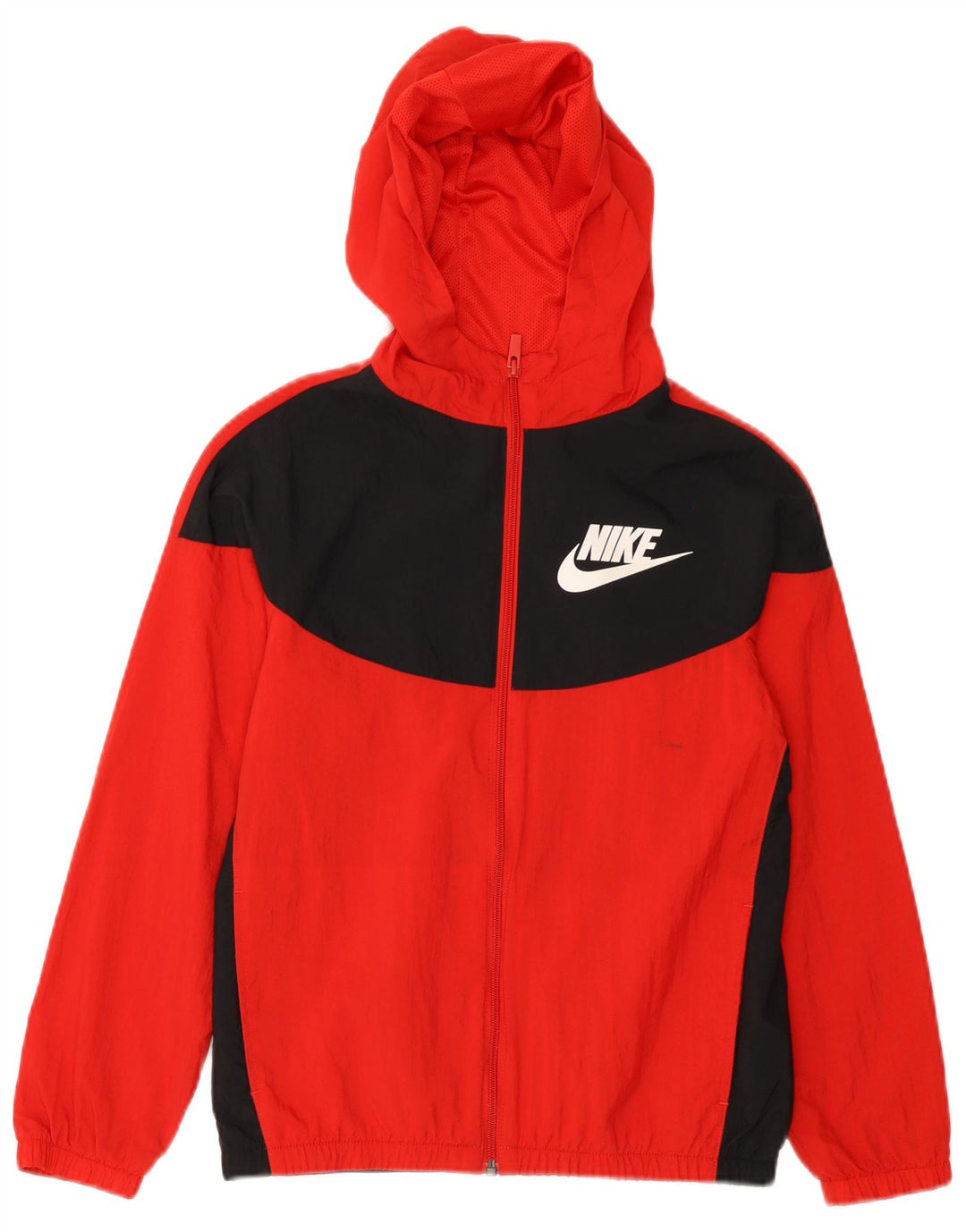 NIKE Veste de survêtement graphique pour garçon 12-13 ans Large Rouge Colourblock