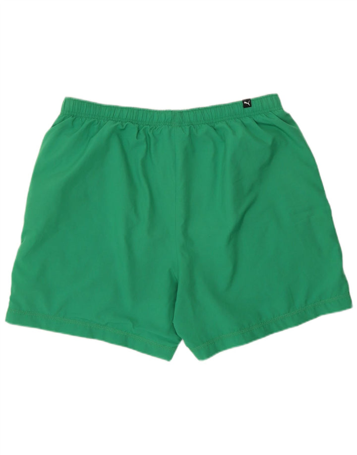 Puma Short de sport pour homme Large Vert Polyester Sports