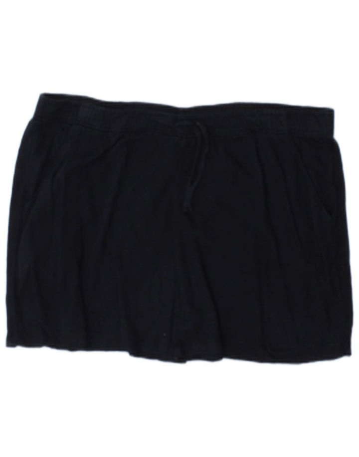 Marks & Spencer Short de sport pour femme UK 12 Bleu marine moyen Coton