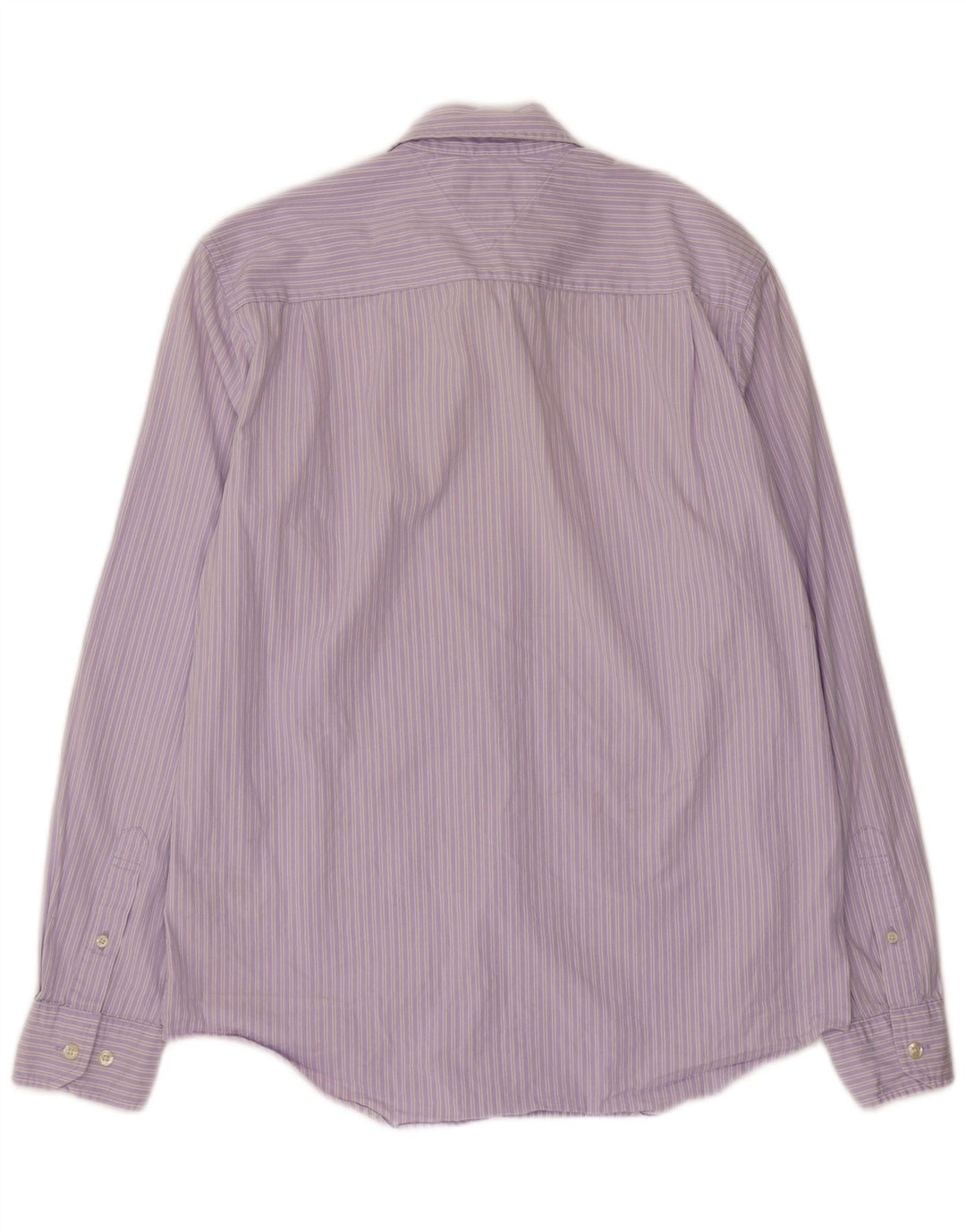 Tommy Hilfiger Chemise sur mesure pour homme en coton rayé violet moyen