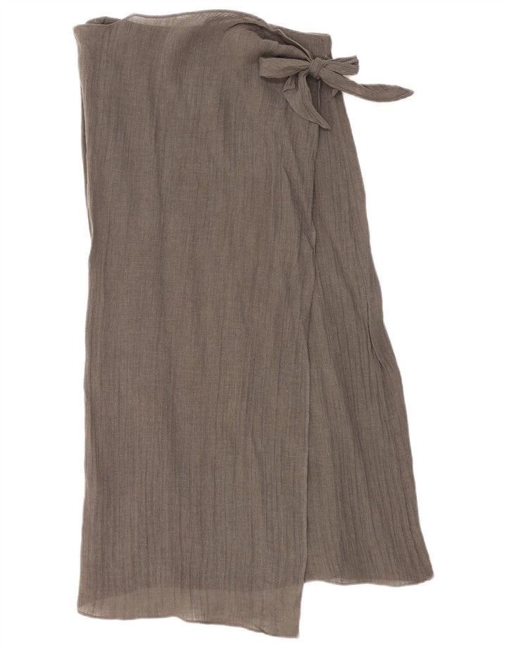 Jupe portefeuille Zara Femme Small W26 Gris