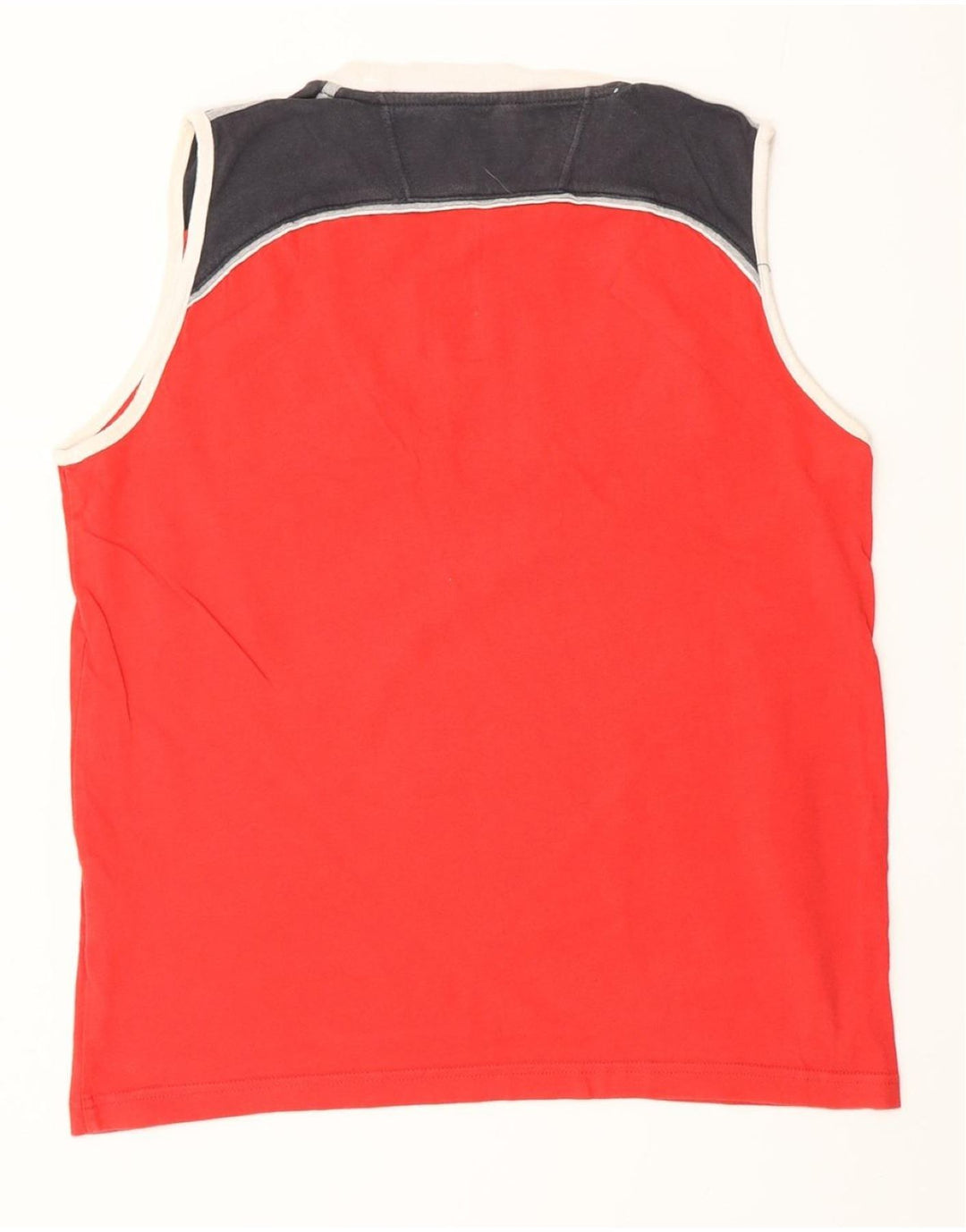 CHAMPION Débardeur Graphique Homme Rouge Moyen Coton Colorblock