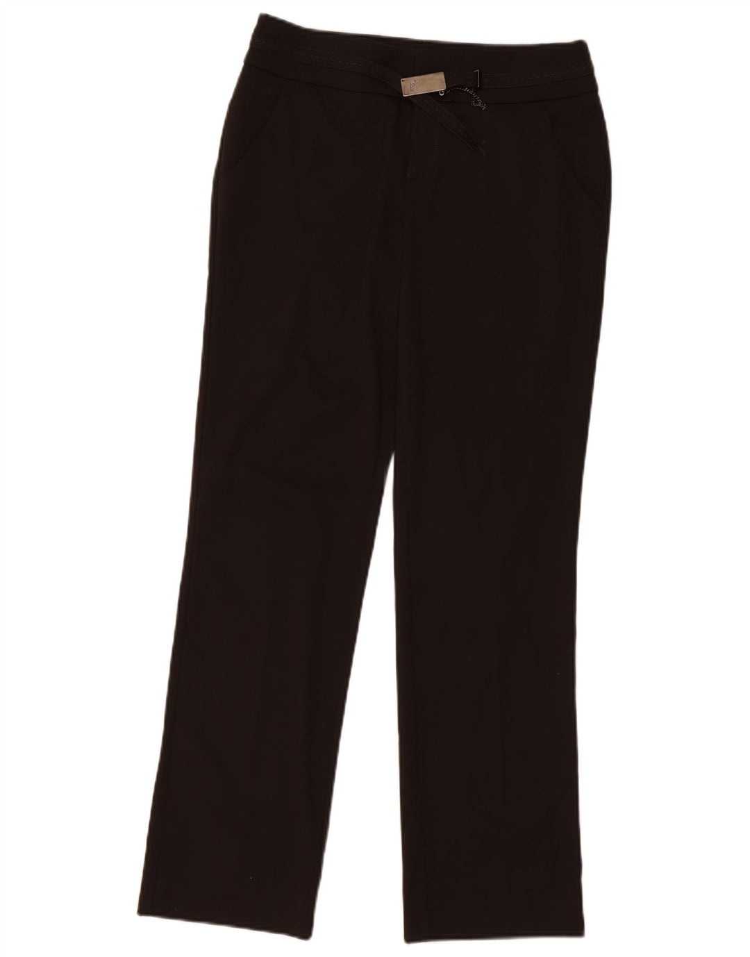 TRUSSARDI Pantalon décontracté bootcut pour femme IT 44 Medium W32 L31 Marron
