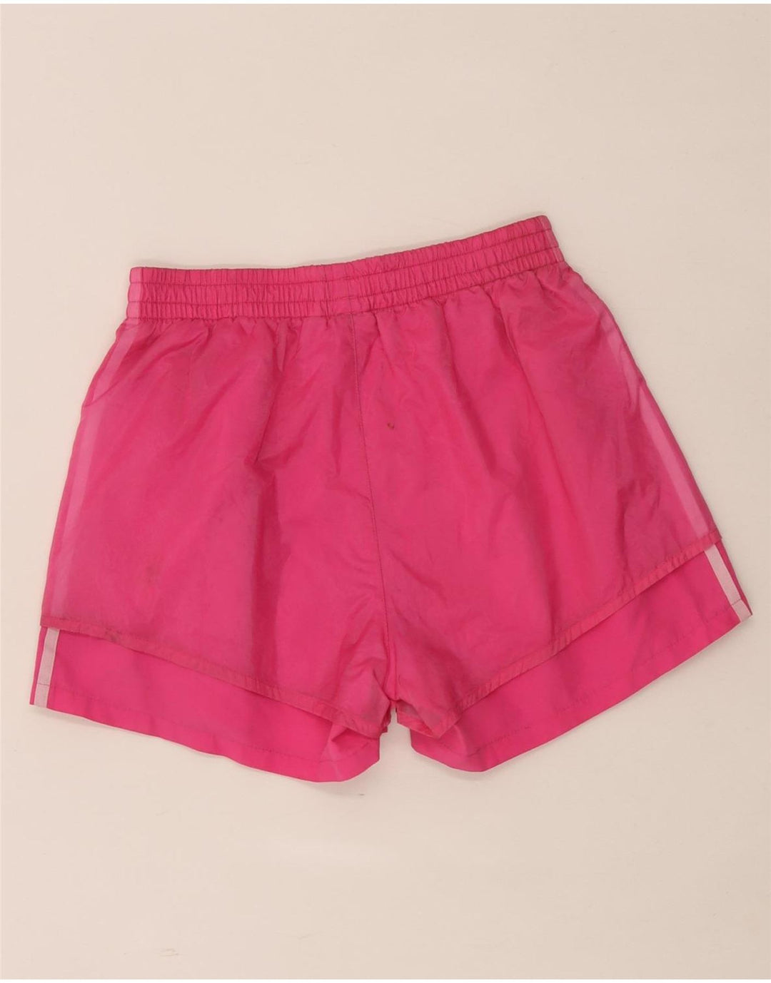 Adidas Short de sport pour femme UK 12 Polyester rose moyen