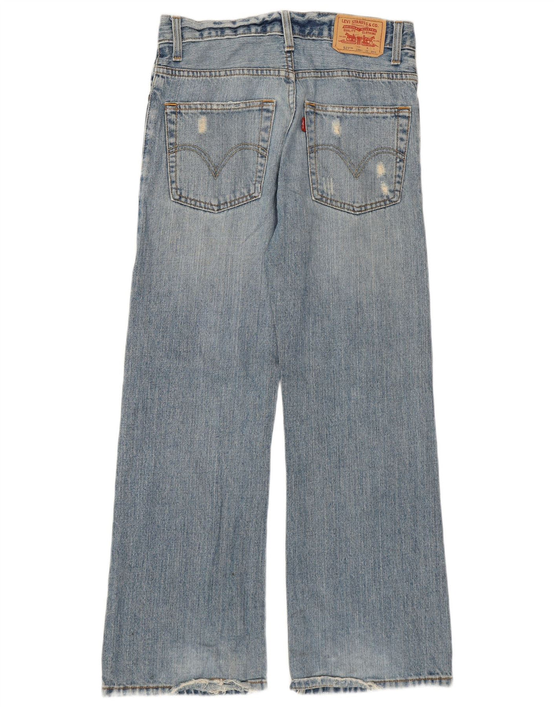 Levi's Womens 527 Jean Bootcut en détresse Taille 12 Moyen W28 L27 Bleu