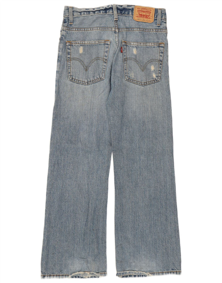 Levi's Womens 527 Jean Bootcut en détresse Taille 12 Moyen W28 L27 Bleu