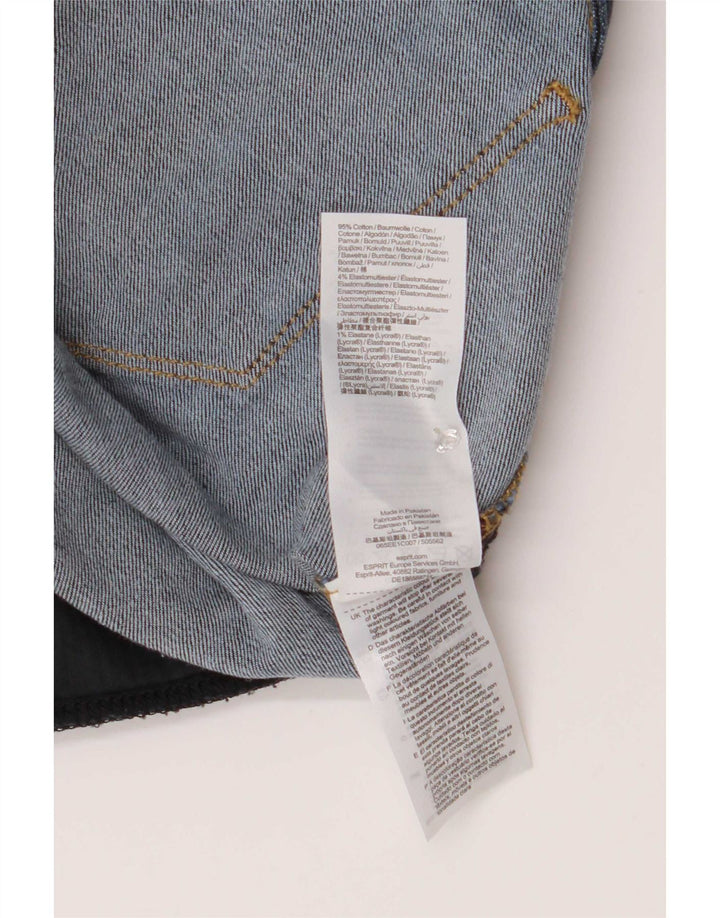 Esprit Short En Jean Femme W28 Bleu Marine Moyen Coton