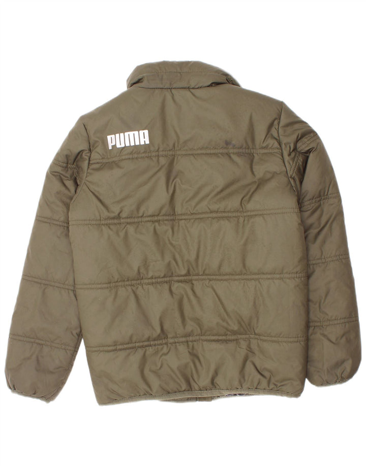 Puma Veste matelassée graphique garçon 5-6 ans Kaki Polyester