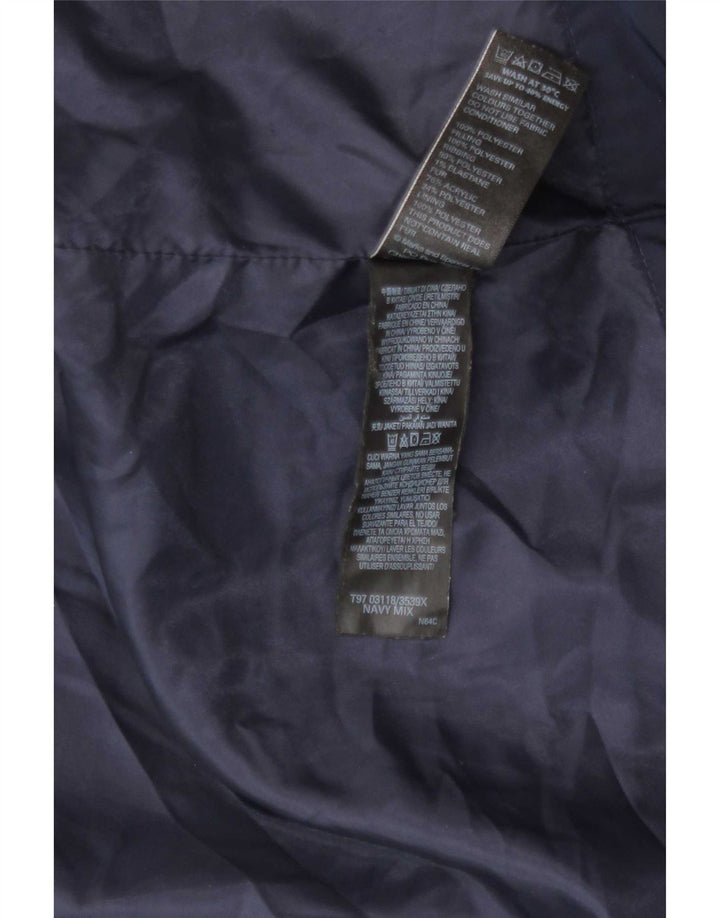 Marks & Spencer Veste matelassée pour femme UK 16 Large Bleu Marine Polyester