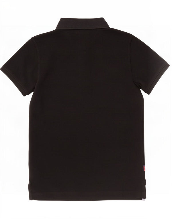 Superdry Mens Polo Shirt Medium Black Cotton