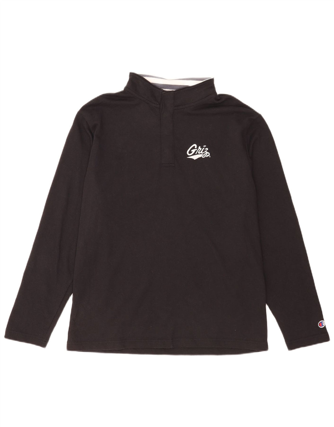 Champion Haut à manches longues pour homme en coton noir moyen