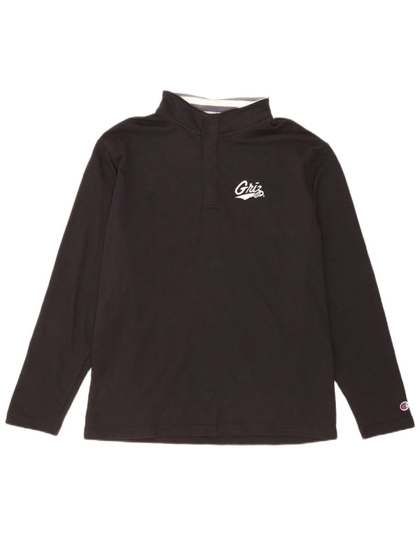 Champion Haut à manches longues pour homme en coton noir moyen