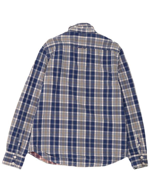 Superdry Chemise Homme 2XL Bleu Carreaux Coton