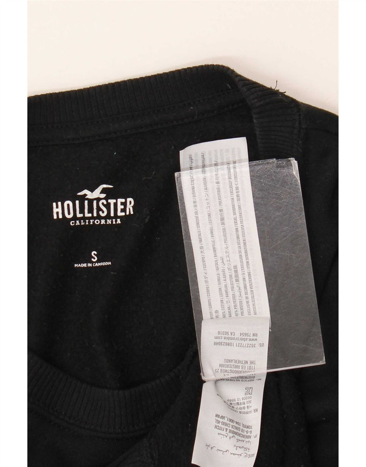 Hollister Sweat-shirt pour homme Small Noir Coton