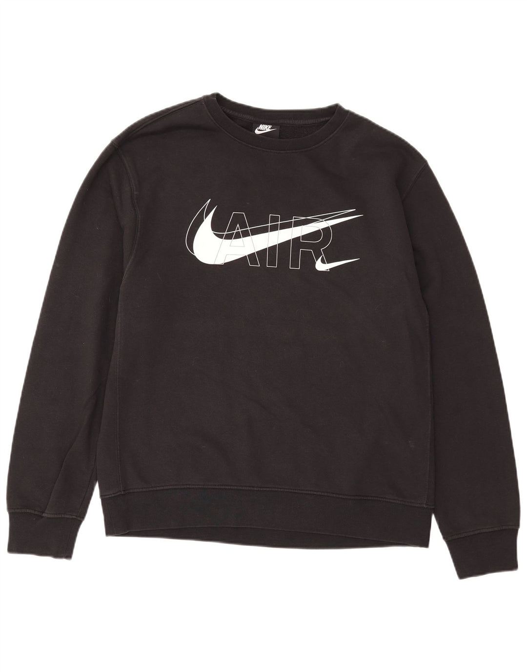 Nike Sweat-shirt graphique en coton noir moyen pour homme