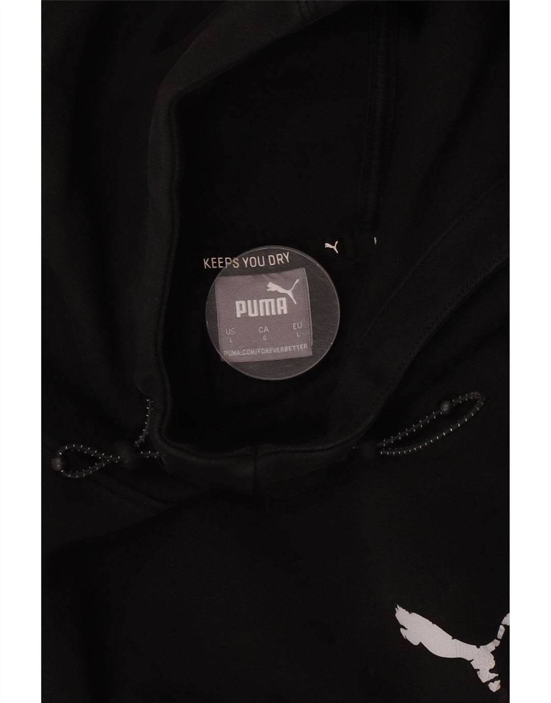 Puma Pull à capuche pour femme UK 16 Large Noir