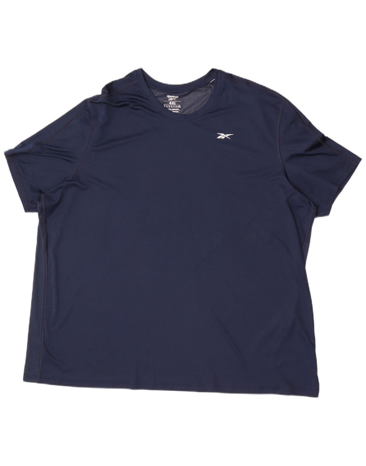 Reebok T-Shirt Homme Top 4XL Bleu Marine