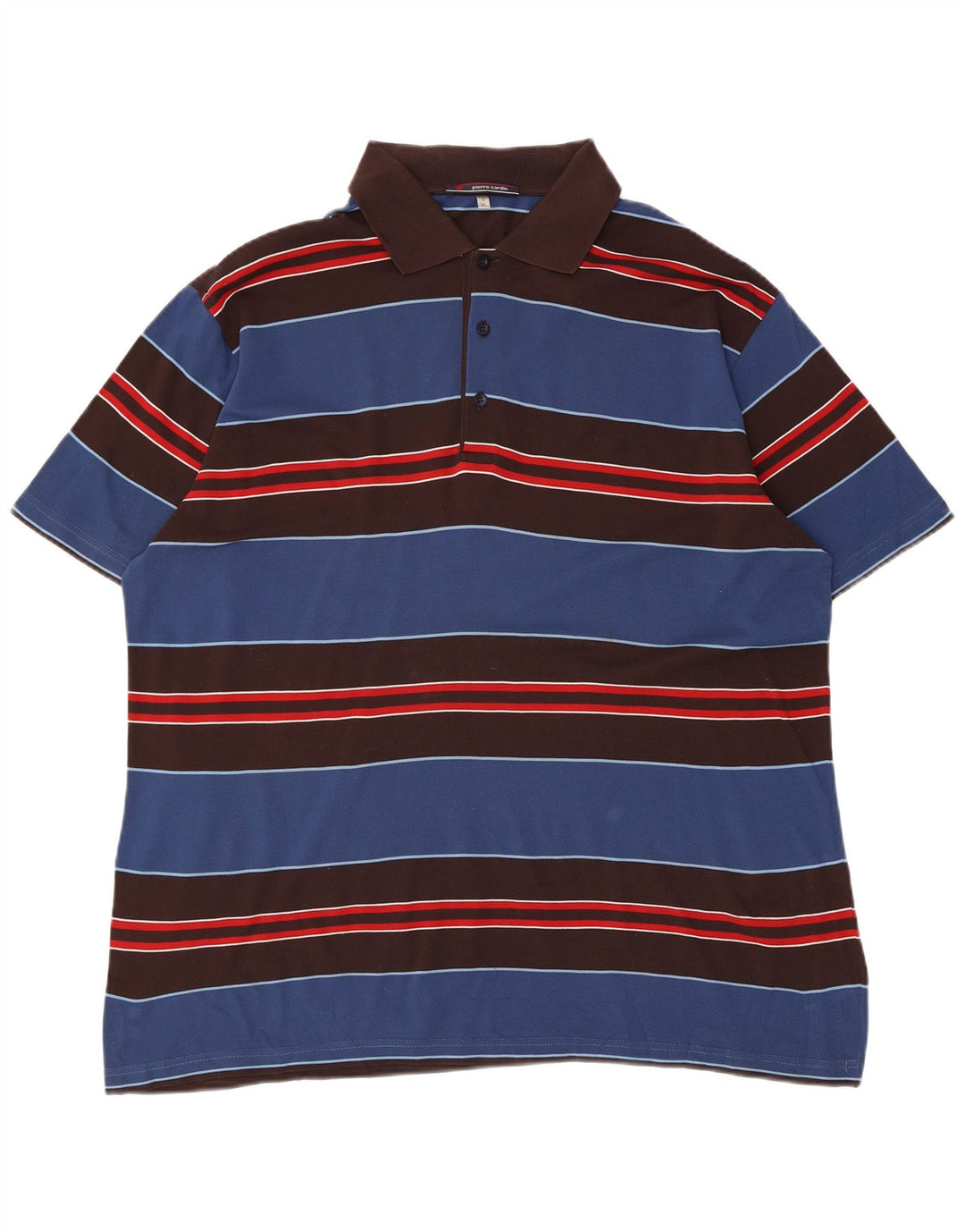 Pierre Cardin Polo Homme XL Bleu Rayé Coton