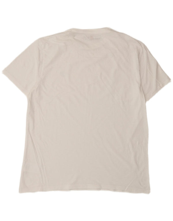 Timberland T-Shirt Slim Fit Homme Blanc XL Coton