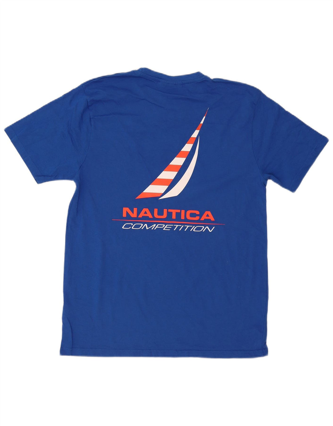 Nautica T-Shirt Graphique Homme Bleu Moyen Coton