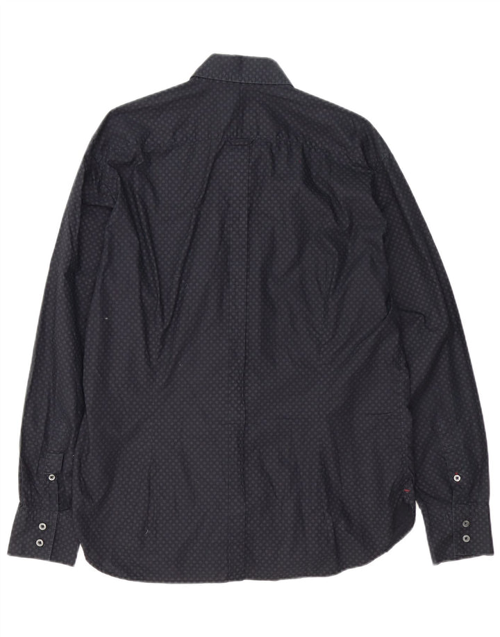 Paul Smith Chemise coupe classique XL en coton à pois noir