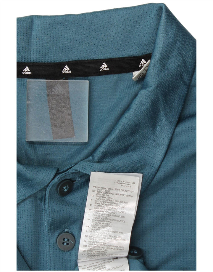 Adidas Homme Aeroready Polo Grand Bleu Polyester