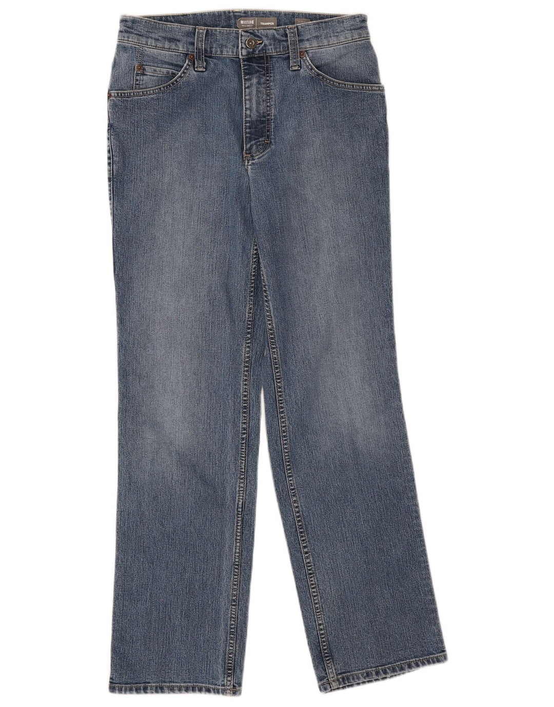 Mustang Jean droit Tramper homme W32 L32 bleu coton