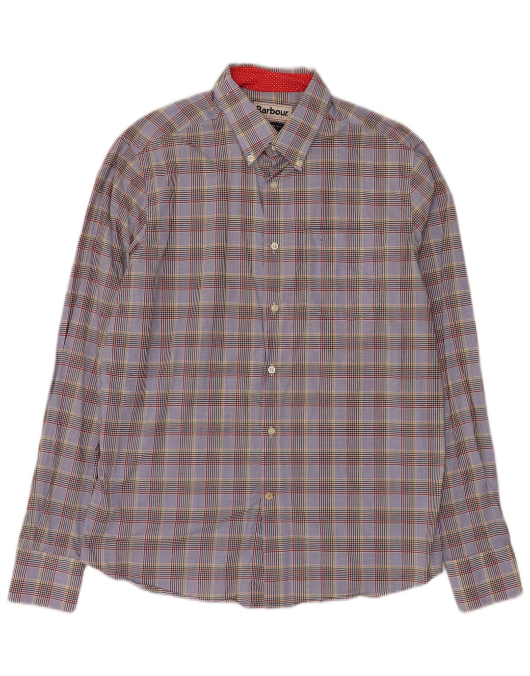 BARBOUR Chemise Ajustée Homme Carreaux Multicolores Moyens