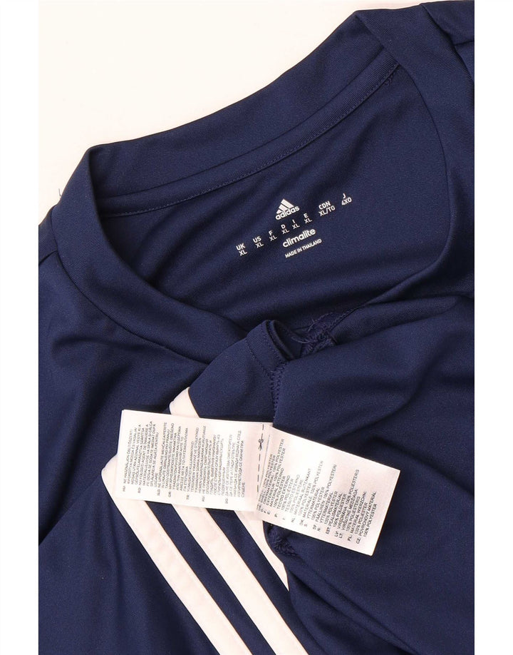 Adidas Homme Climalite T-Shirt Top XL Bleu Marine Polyester