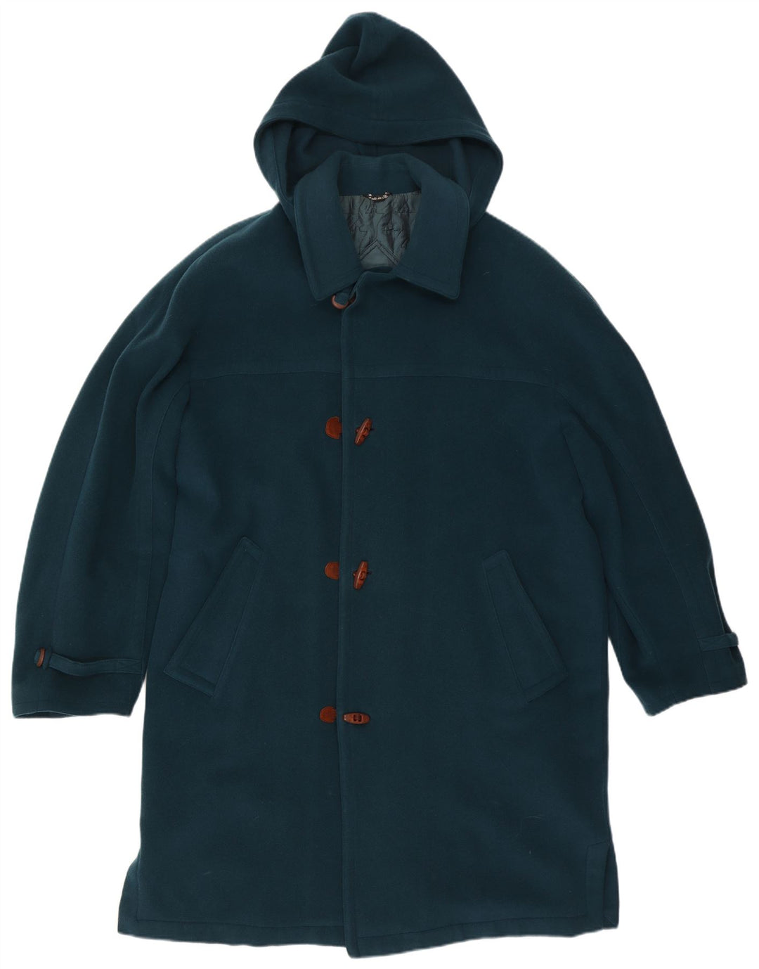 Pal Zileri Duffle-coat à capuche pour homme IT 52 XL en laine bleue