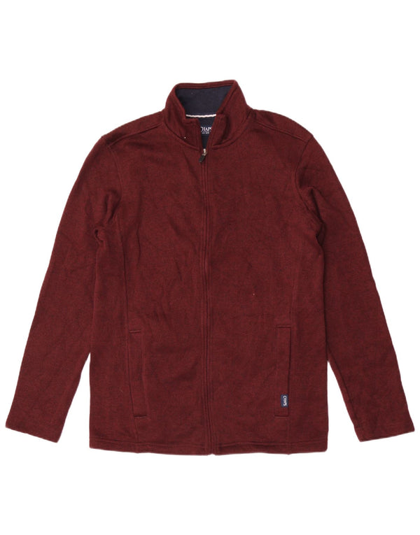 Chaps Veste de Survêtement Homme Petit Bordeaux Polyester