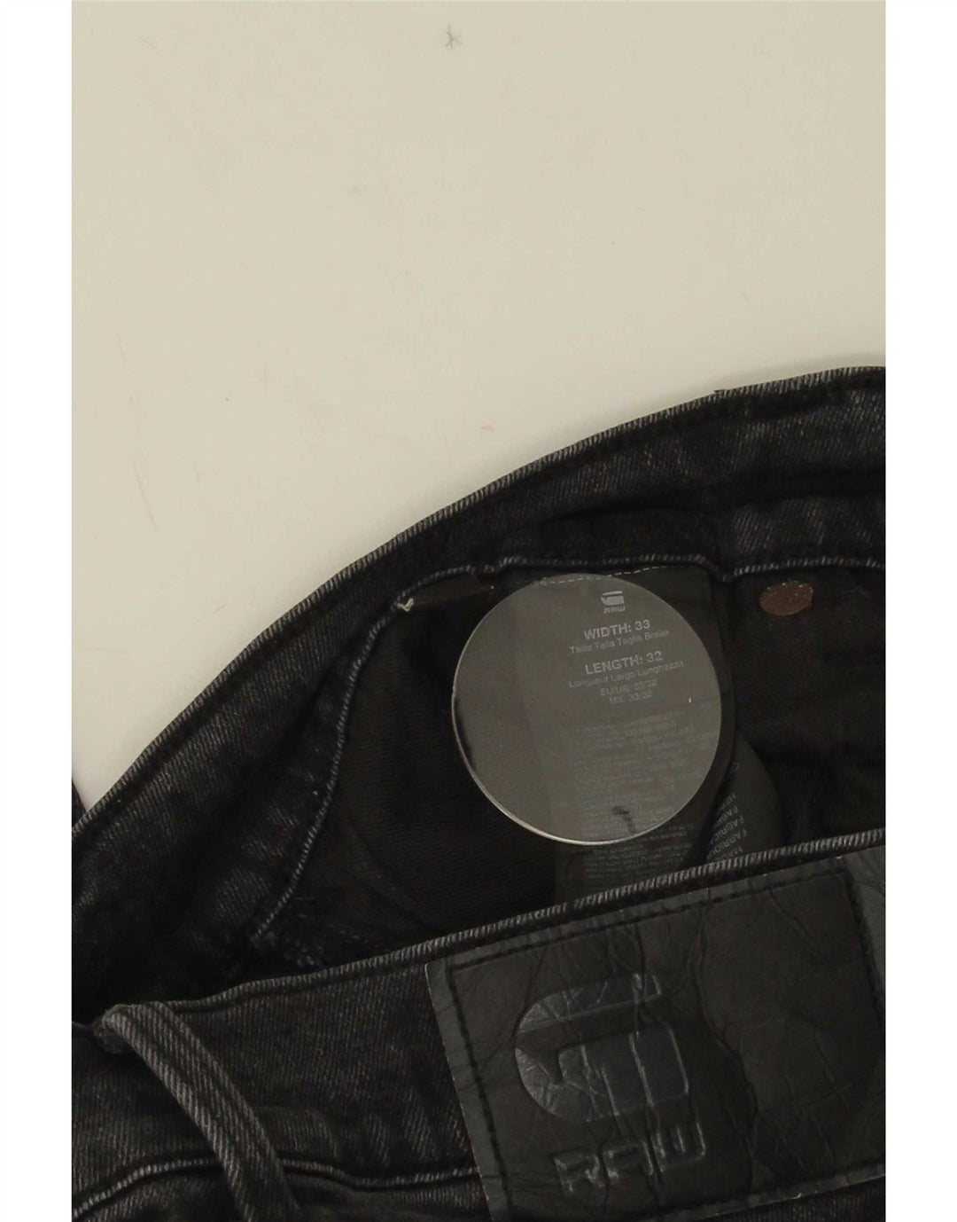 G-Star Jean Slim Homme W33 L32 Noir