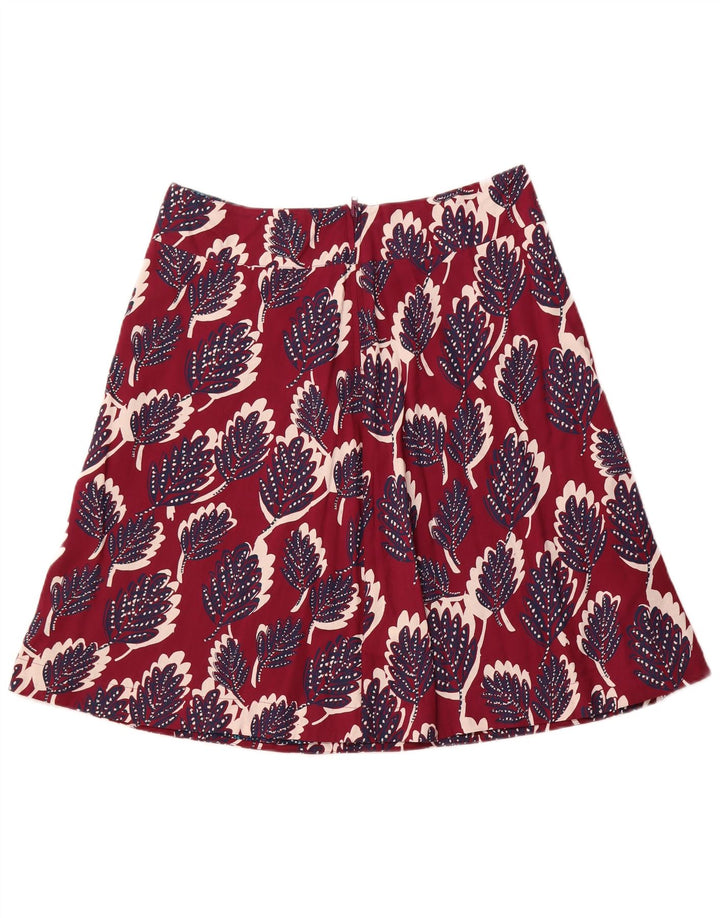 WHITE STUFF Jupe trapèze pour femme UK 14 Large W34 Viscose florale rose