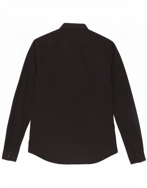Calvin Klein Chemise extra slim fit pour homme Taille 38 15 Noir moyen