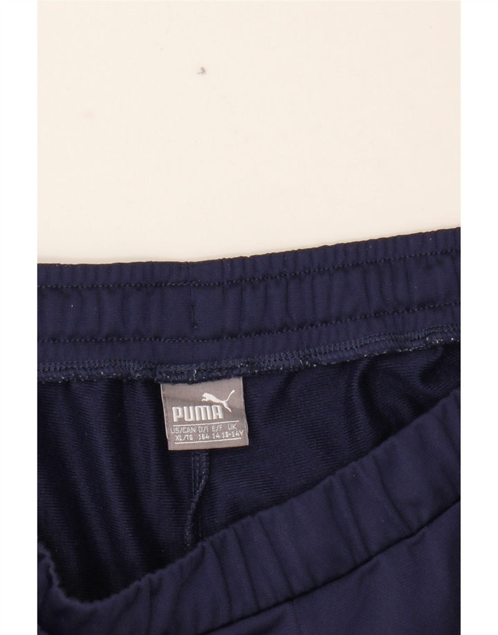 PUMA Boys Tracksuit Trousers 13-14 Years Navy Blue Vintage Puma and Second-Hand Puma from Messina Hembry 
