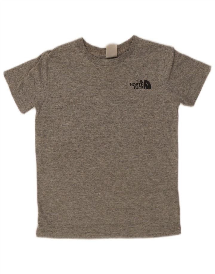 The North Face T-shirt graphique pour garçon 9-10 ans Gris moyen moucheté
