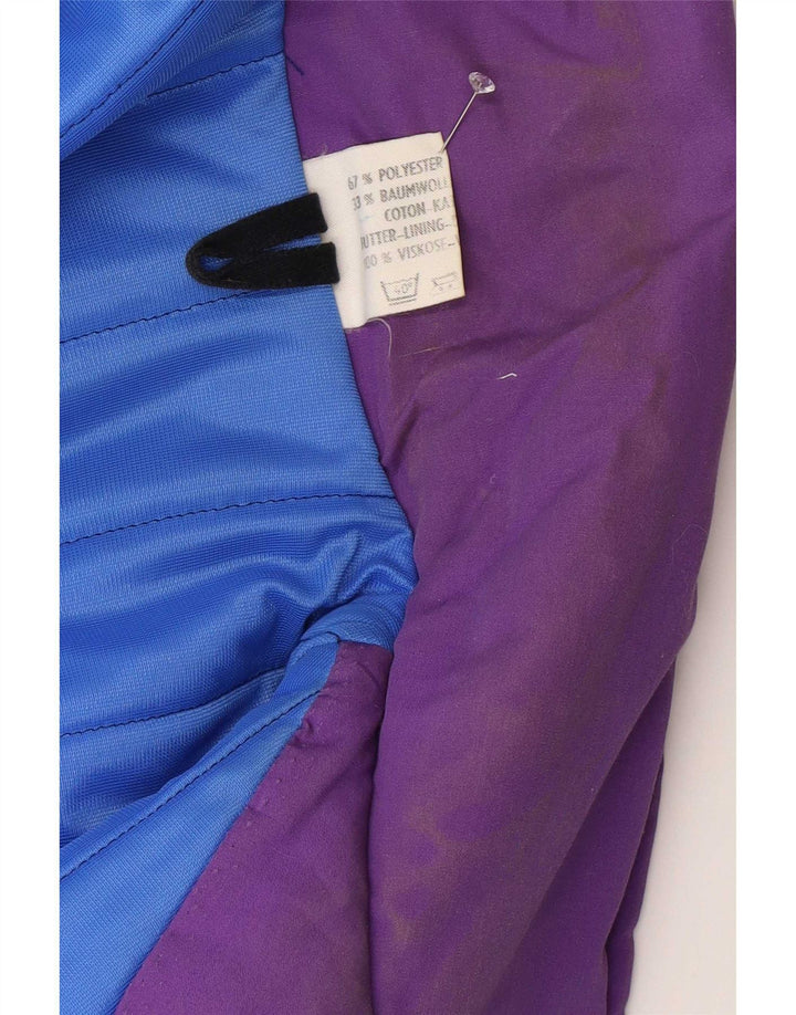 manteau rembourré femme vintage UK 18 XL Polyester Violet